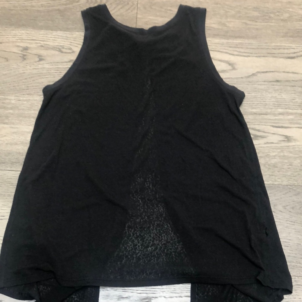 Lulu sleeveless over tank sheer